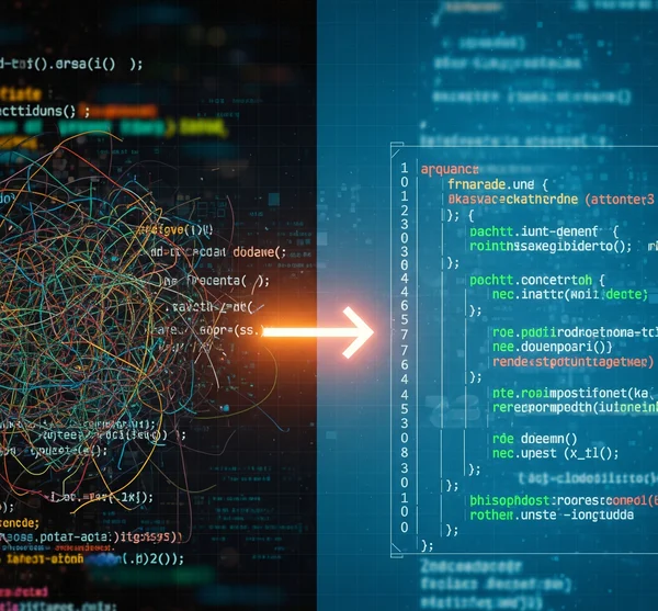 Chaotic HTML transforming to clear, readable code