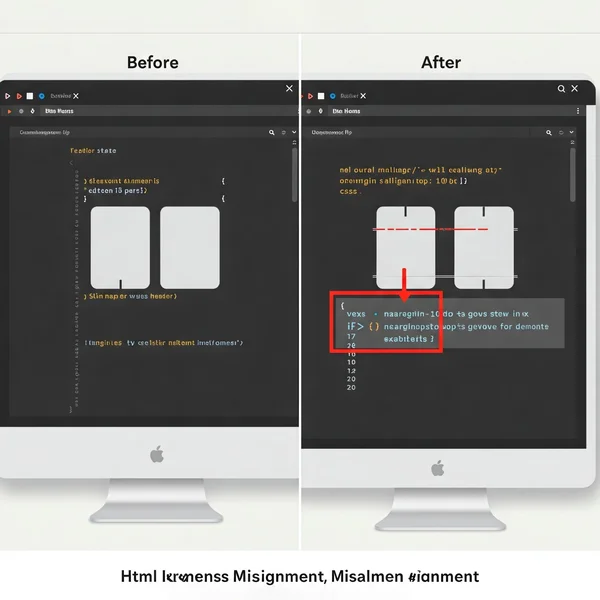 HTML-Layout-Fehlausrichtung, die mit dem Echtzeit-Vorschau-Tool behoben wurde