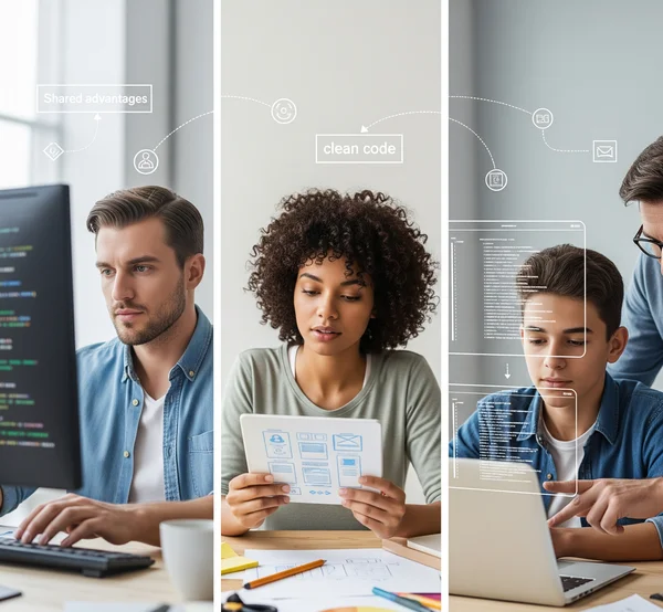 Developers, designers, learners benefiting from clean HTML