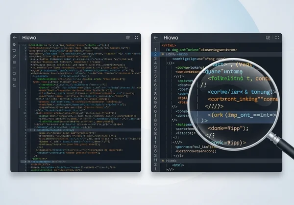 Raw HTML vs. beautified code for SEO audit